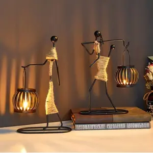 European Style Creative Candle Decorative Ornament, Nordic Restaurant Table Decoration, Bar Counter Display Piece