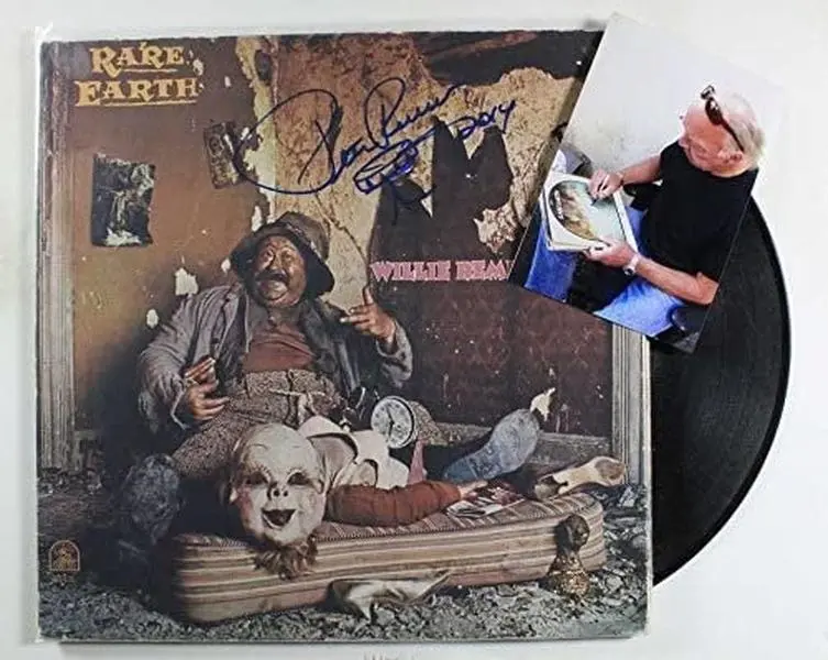 Pete Rivera Signed Autographed "Rare Earth" Record Album - COA Matching Holograms
