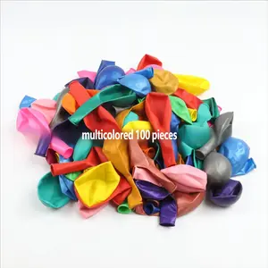 100pcs Pack 1.8g 10 Inch Pearl Latex Balloons, Round Party Supplies for Birthday Celebrations, Play Decorations, Balloon Arch Garland