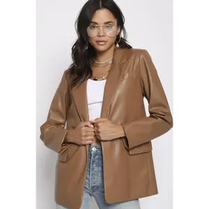 VALY LEATHER BLAZER