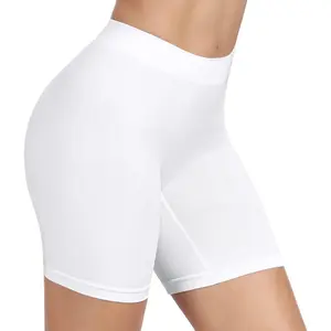 Slip Shorts for Under Dresses Seamless Smooth Workout Yoga Bike Shorts for Women