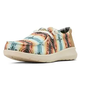 Ariat Men's Hilo Aztec Sunset Distressed Moc Toe Lace Up Casual Shoes