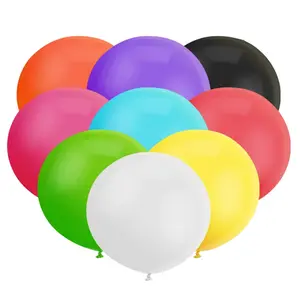 18 Inch Big Assorted Latex Balloons, Giant Heavy Duty Balloons for Christmas, Birthday, Wedding