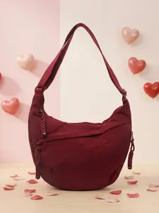 Nylon Crescent Crossbody Bag for Women Men Lightweight Waterproof Hobo Shoulder Tote Multi-pocket Travel Purse Corduroy Retro Slouchy Dumpling Bag Fashionable Shoulder Bag