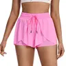 2 in 1 Flowy Athletic Shorts For Women Gym Yoga Workout Running Butterfly Tennis Sports Active Skort Skirt High Waisted With Pockets Spandex Sweat Pants Cute Lounge Clothes Summer Outfits