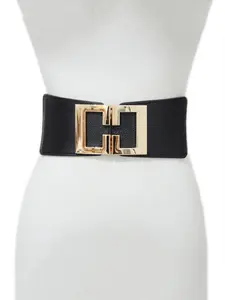 Women's Fashionable Metal Buckle Wide Belt, Casual Waistband for Jeans, Fashion Belt for Party, Daily Clothing Decor, Trendy All-match & Exquisite Belt for Gift