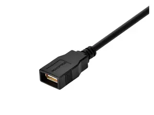 Monoprice USB 2.0 Extension Cable - 6 Feet - Black | Type-A Male to USB Type-A Female, 28/24AWG, Gold Plated Connectors