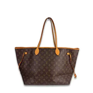 Pre-owned Coated Canvas Shoulder Bags Louis Vuitton Monogram Neverfull GM