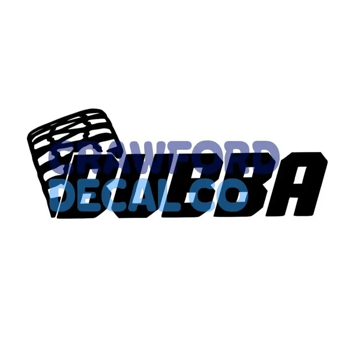 Bubba MUD Tire Decal for Trucks, Cars, and More - Original Decal for Vehicle Use
