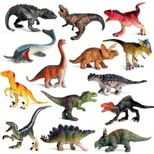 14 PCS Medium Dinosaur Figures Set| Dinosaur Toys Model| Ideal Gift for Dinosaur Lovers| Party Favors| Educational Learning Toys| Decor Ornaments| Birthday & Holiday Gifts