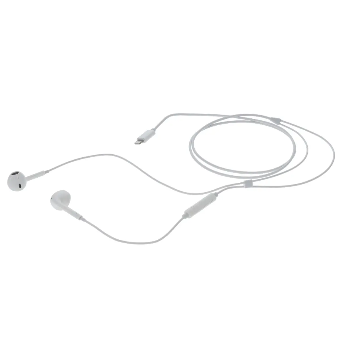 Durable 360 Stand Mid-Ear Wired Earphones with Inline Mic - Lightning Connector Hifi High Quality Audio In-Ear Portable iPhone-Compatible Headphones, 0.07 Lbs Hands-Free Audio Device for iPhone, Hifi Wired Headphones, High Quality Audio Wired Headphones