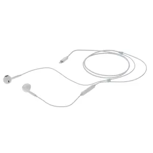 Rove RVWEUSBCWHT Ear Buds with Mic Headphones with Lightning Connector Wired Ear Buds for iPhone - White