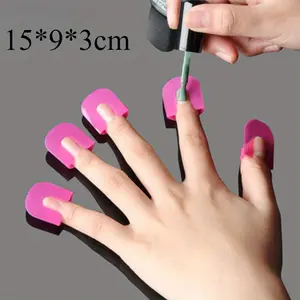 26pcs Curve Shape Varnish Shield Nail Protector Finger Cover Spill-Proof French Stickers Manicure Nail Art Tools