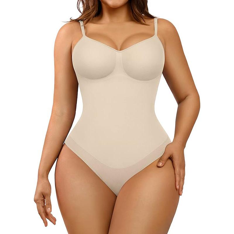 FeelinGirl Seamless Covered Bust Jumpsuit Thong Bodysuit Fit Comfort Slimming  Womenswear 1 Breathable Hip Tops Soft  Deals For You Days  TikTokShopBlackFriday