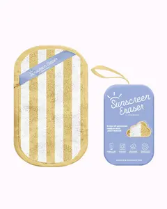 MakeUp Eraser Sunscreen Eraser - Erase all sunscreen residue with JUST WATER, gentle, reusable & washable