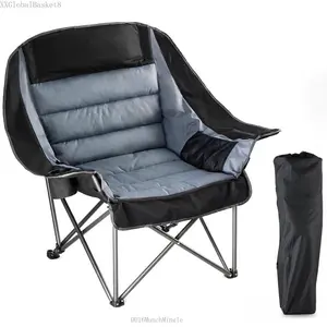 Camping Chair 440lbs Capacity – Portable Folding Chair with Side Pocket & Cup Holder – Outdoor Adult Chair for Fishing, Sports & Travel – Includes Carry BagXXGlobalBasket8DD16MunchMingle