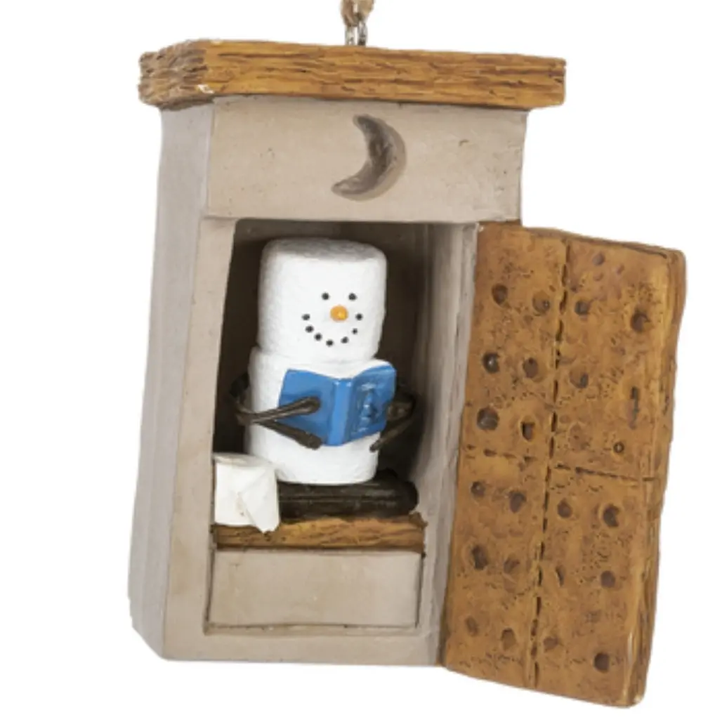 S'More in an Outhouse Ornament