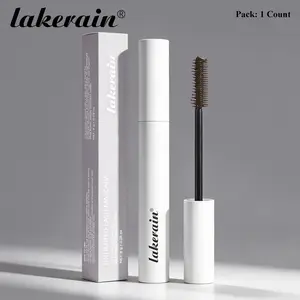 Lakerain 1 Count Long Lash Volumizing Mascara, Nourishing & Strengthening, Dual-Ended Design, Smudgeproof, Non-Caking, Easy to Clean, Volume & Curl Effect