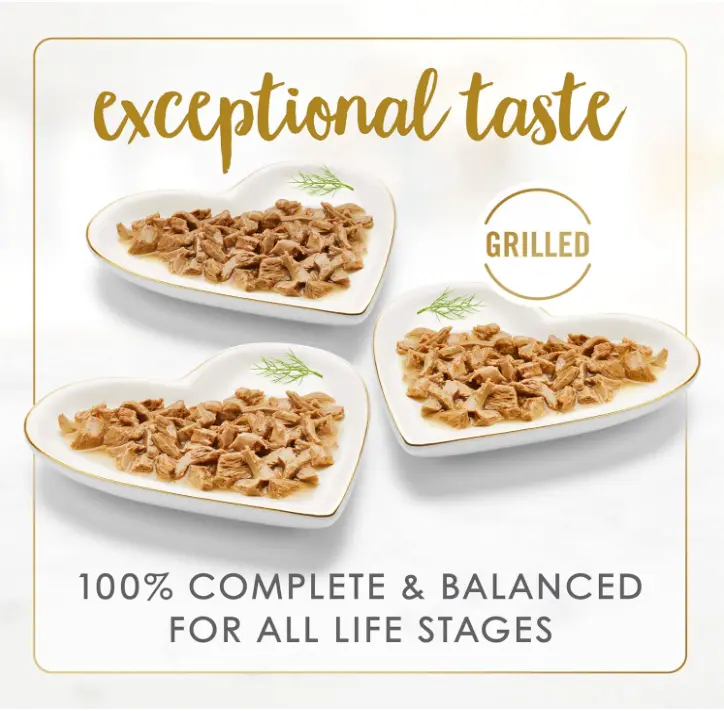 Grilled Wet Cat Food Seafood Collection in Wet Cat Food Variety Pack - (Pack of 24) 3 oz. Cans