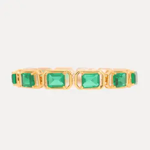 Emerald Margaux Crystal Bracelet
