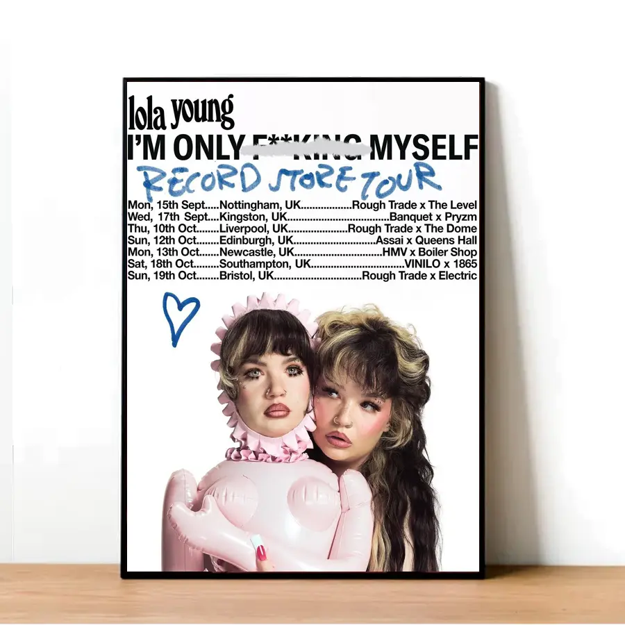 Lola Young Poster Music Artist Wall Poster Gift For Fan