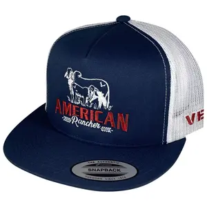 American Rancher - Cow/Calf - Navy/White Mesh
