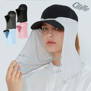 Sun Face Neck Drape, UV Shield Visor, Cooling Sun Protection, Detachable Neck Flap, Full Face Neck Sun Shield, Outdoor Sun Visor, Cooling UV Protection, Removable Neck Drape, Breathable Sun Shield, Hiking Fishing Sun Protection
