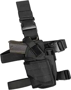 Drop Leg Holster, Tactical Thigh Pistol Gun Holster, Adjustable Tactical Nylon Holster