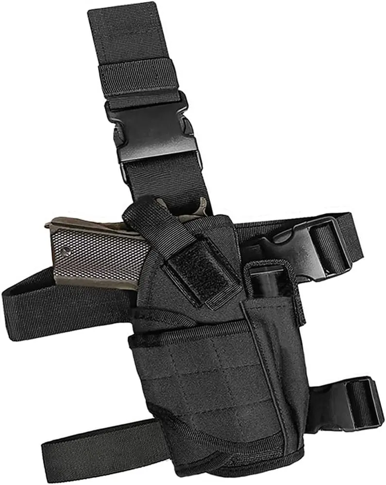【FathersDayGift】Drop Leg Holster, Tactical Thigh Pistol Gun Holster, Adjustable Tactical Nylon Holster
