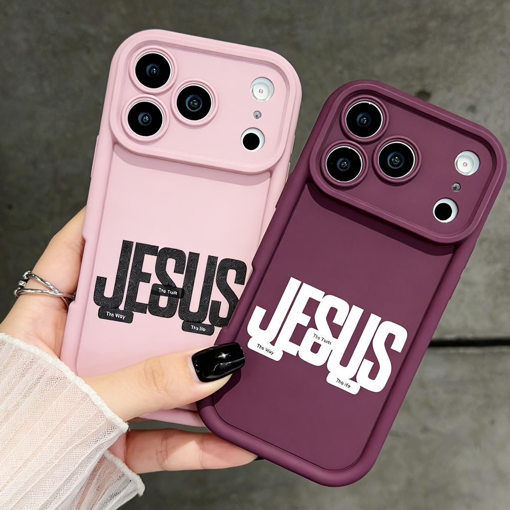 Jesus The Way The Truth The Life Phone Case for iPhone 11/12/13/14/15/16/17 Pro Max Plus & 17 Air, Christian Religious Shockproof Case TYJT260409021