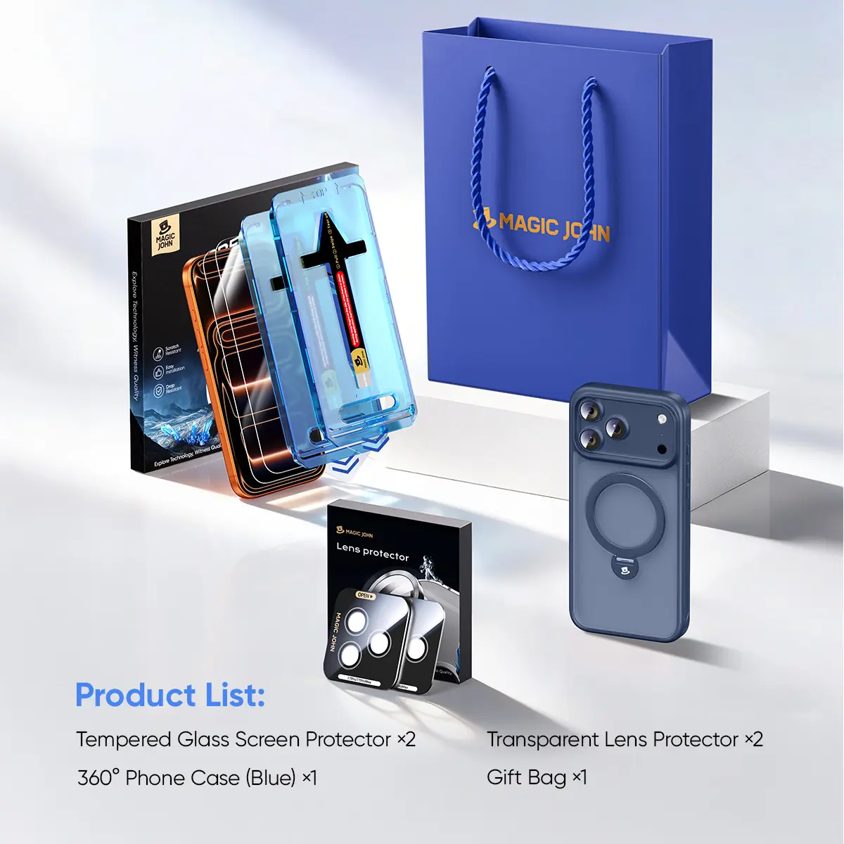 3-Piece Set – Blue