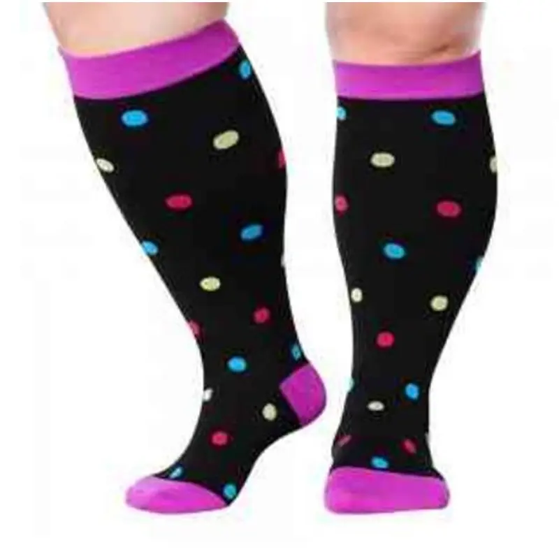 Black background colored polka dot bag r