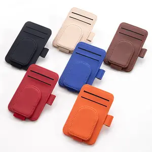 Car Multi-Functional Eyeglass Holder Ticket Clip Practical High-Quality Round Eye Glasses Clips Fashion Accessories