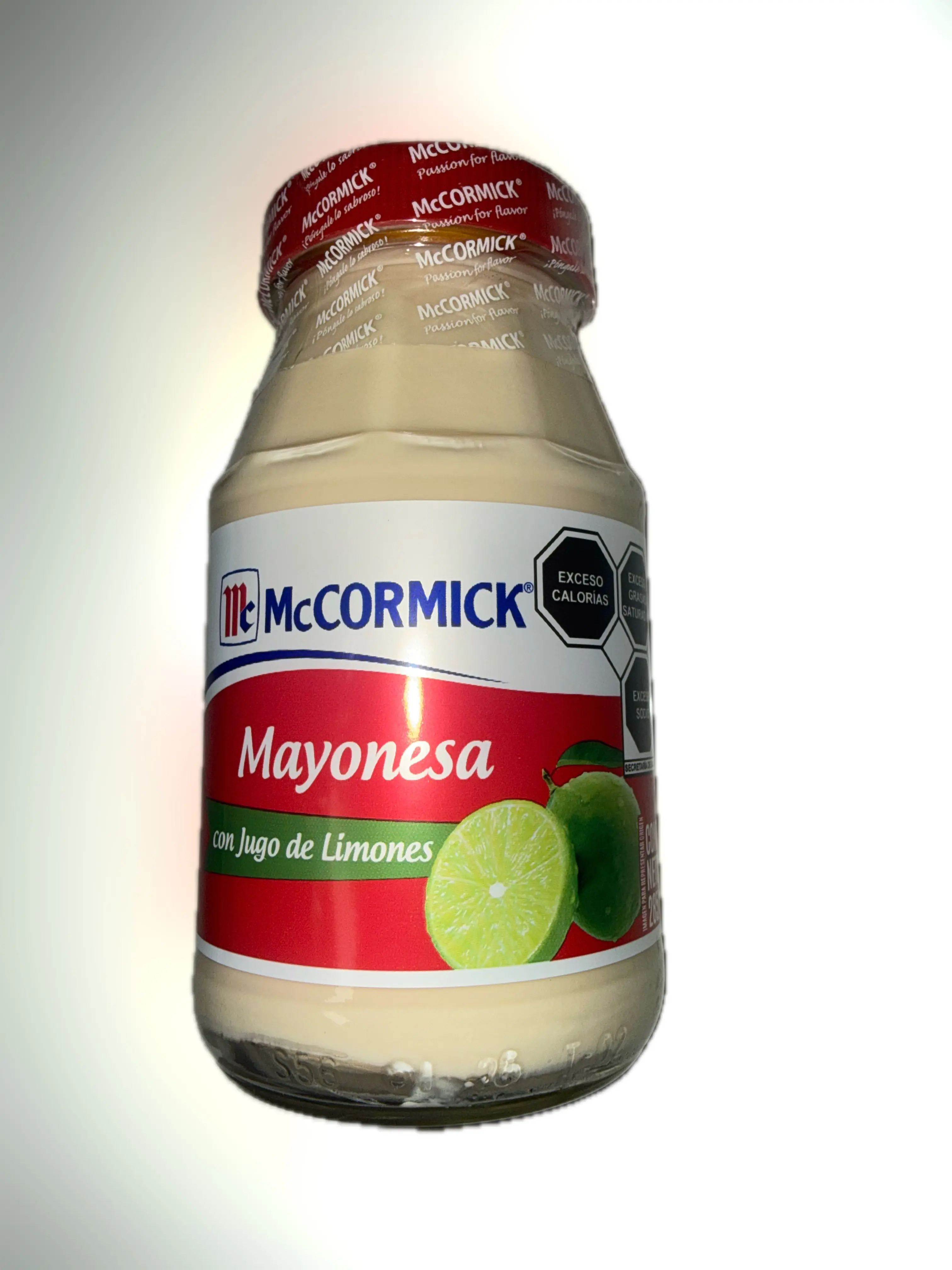 Mayonesa McCormick con Jugo de Limones 285 g | McCormick Mayonnaise with Lime Juice, 285 g Glass Jar