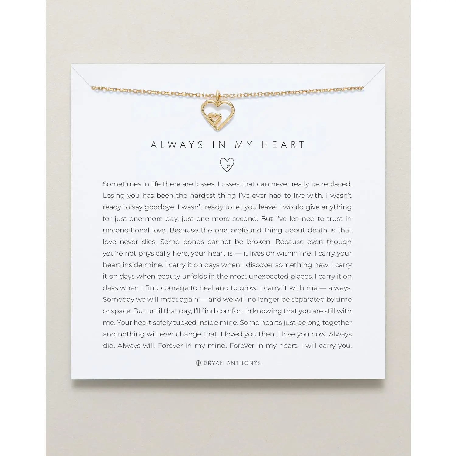 Always In My Heart Necklace