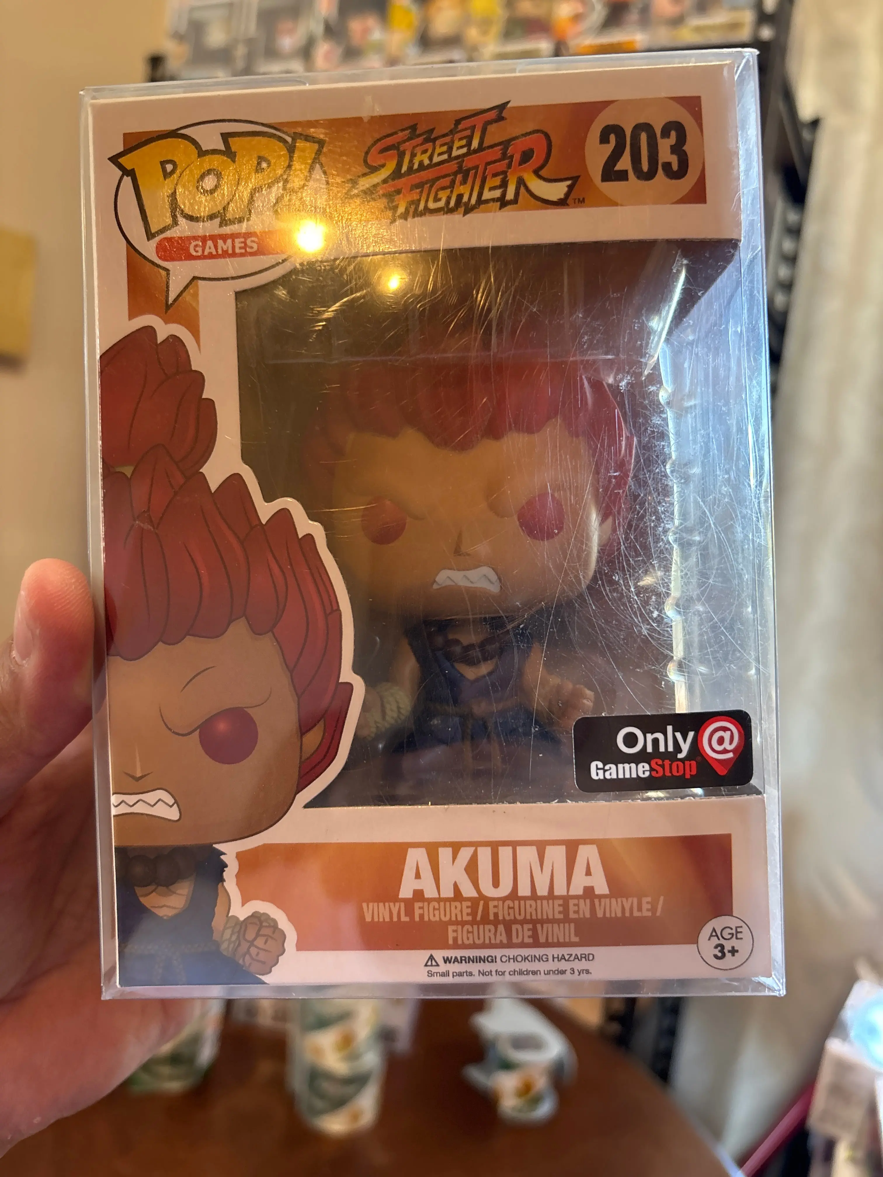Funko Pop! Akuma #203 Street Fighter Vinyl – GameStop Exclusive
