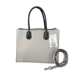 Pre-owned MICHAEL KORS Leather Tote Bags Mercer Large Tricolor SHW Tote 2 Way Crossbody
