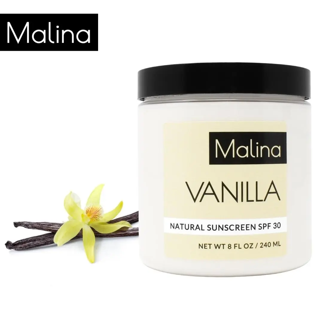 Malina Organic Vanilla Natural Sunscreen SPF 30