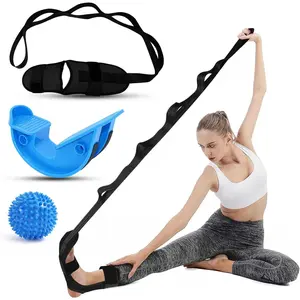 Foot and Calf Stretcher- Foot Rocker,Stretching Strap for Plantar Fasciitis Stretcher