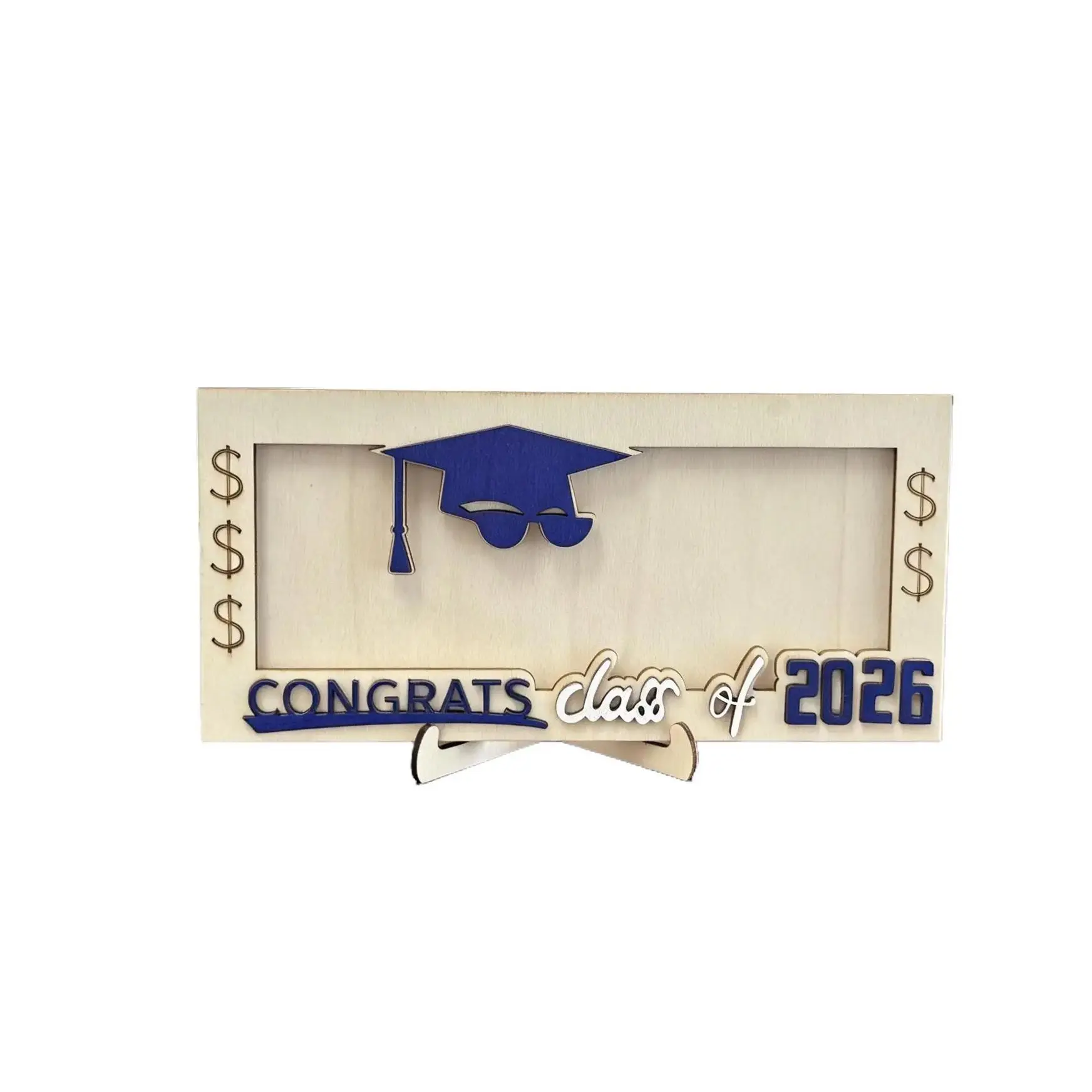 Summervibes Graduation 2026  Holder Unique-Wooden  Gift Box for Class of 2026 Creative Graduation Present for Seniors Practical and Meaningful Keepsake