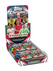 4 (FOUR) PACKS - 2024/25 Topps Chrome Bundesliga Soccer Hobby
