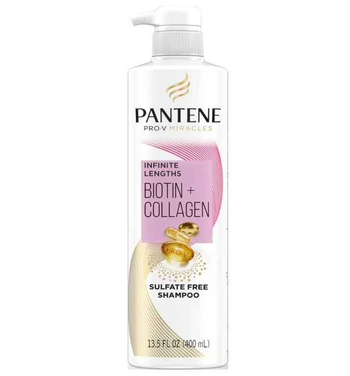 Pantene Pro-V Miracles Infinite Lengths Biotin + Collagen Sulfate-Free Shampoo 13.5 FL OZ
