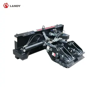 Hydraulic Rotating Pole Setter & Rock Claw - The Ultimate Skid Steer Tool