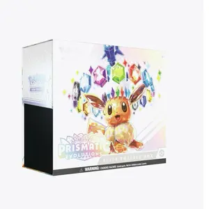 Pokémon  PRISMATIC EVOLUTION ETB Elite Trainer Box with Card Features and Unique Design
