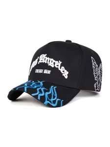 Unisex Los Angeles Flame Baseball Cap, Snapback Cap, Adjustable Sun Protection Hat, Casual Fitted Design, Perfect for Outdoor Sports, Spring & Fall Travel, Quality Caps, Fitted Snapback Hats, Trendy Hat