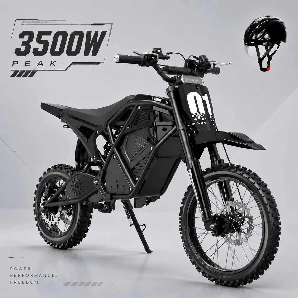 2026 ESKUTE Nova Mini Bike - Adult Off-Road Ebike, 3500W Peak Mid-Drive High Torque Motor, 60-Mi Range, Dual Seat All-Terrain Off-Roading Leisure Cycling Equipment, Ebikes