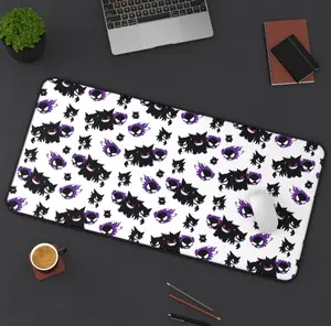 Gengar family Pattern Desk Mat! Perfect for a Gift, Present, Holiday, Birthday! Japanese Anime