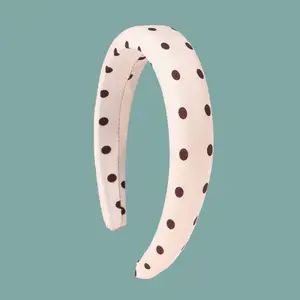 Polka Dot Puffed Headband