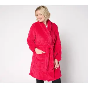 MUK LUKS Checkerboard Plush Robe