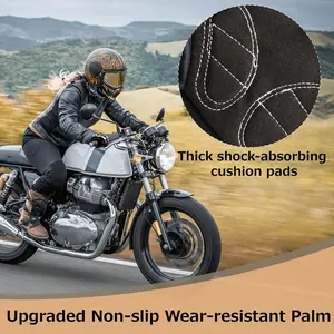 Skeleton Gloves Adjustable Lightweight Racing Skull Sports Work Bone Gloves Anti-Slip Breathable for Men & Women Motorcycle, Cycling, Biking, Workout